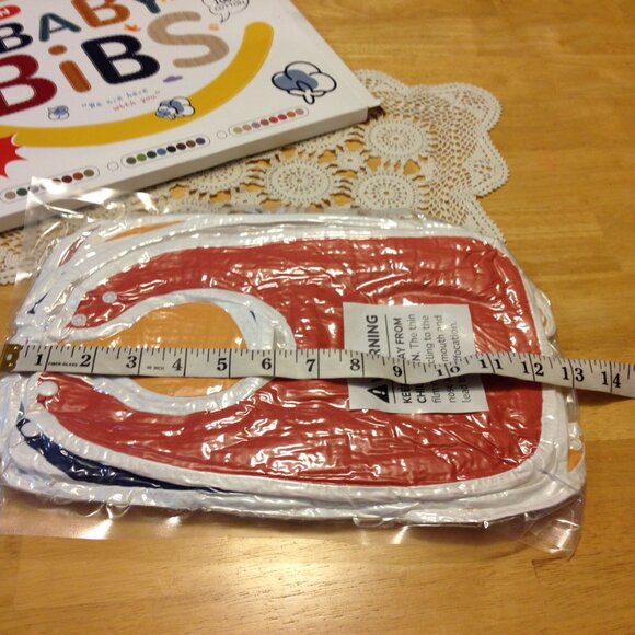 100% cotton baby bibs, pack of 8 new bibs, multiple colors - Picture 2 of 11